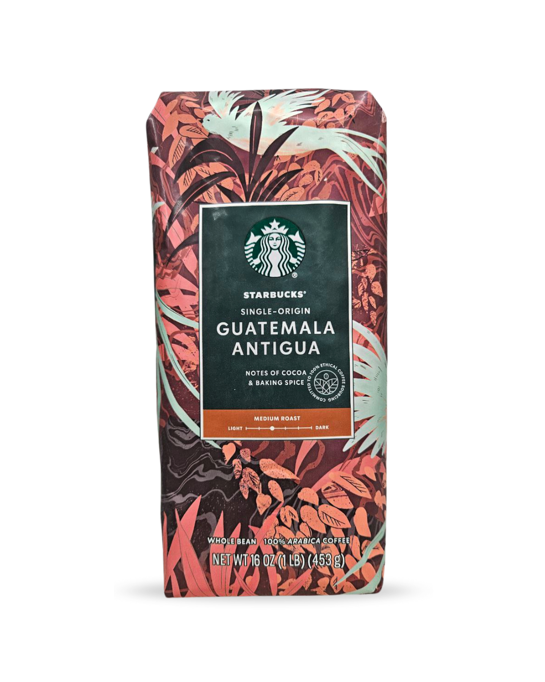 Starbucks Guatemala Antigua Whole Bean Coffee 1lb