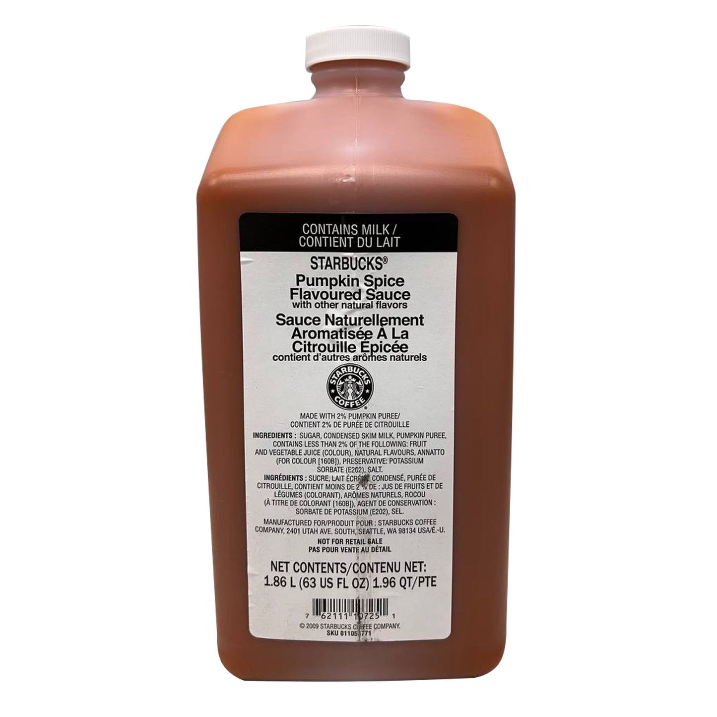 starkbucks Pumpkin sauce