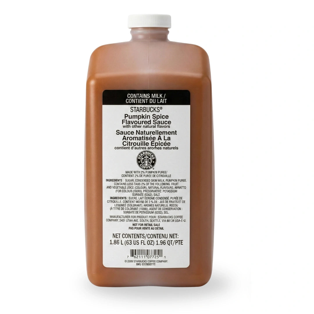 Starbucks Pumpkin Spice Sauce BB MAY 2026