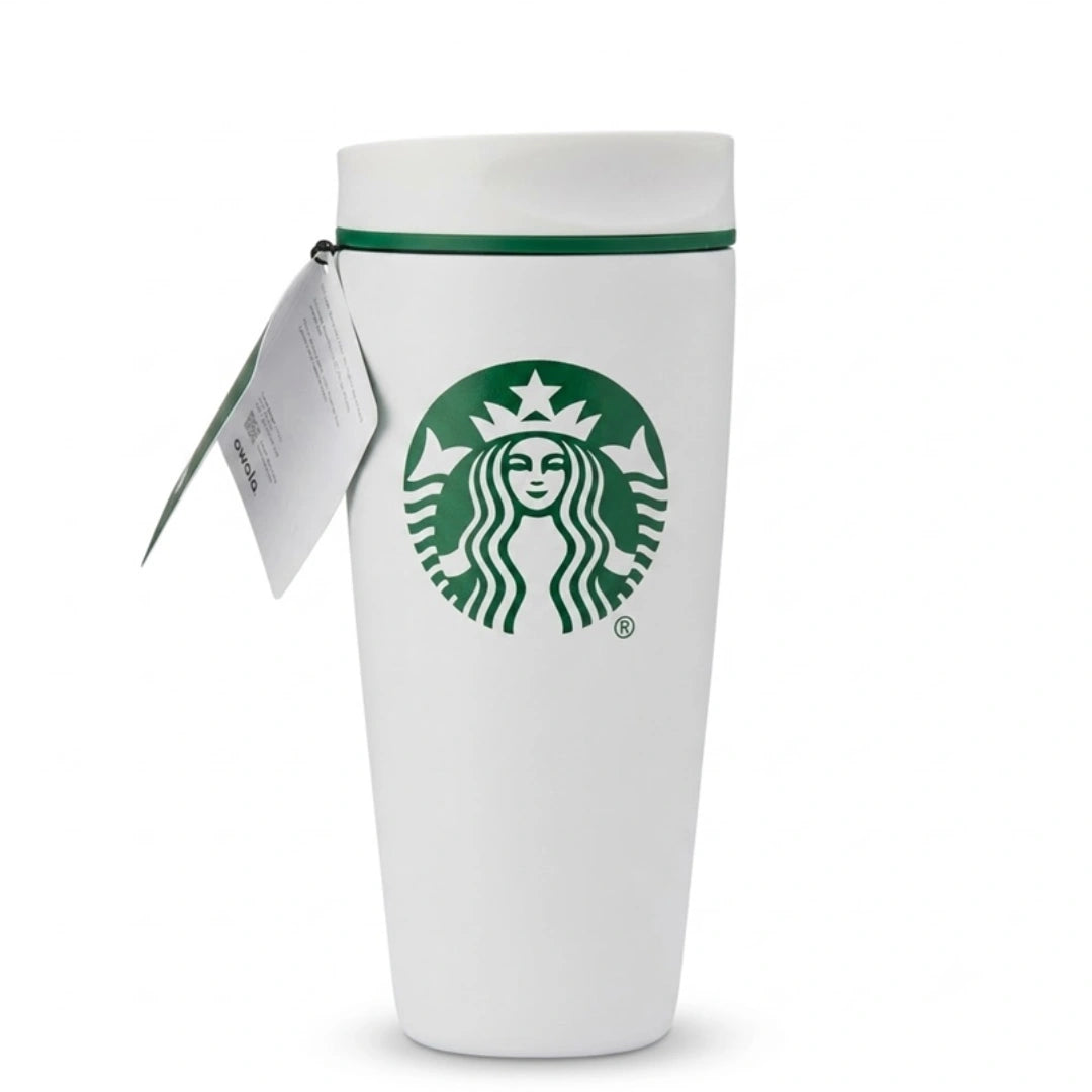 Starbucks × Owala SmoothSip White Travel Tumbler – 20 fl oz