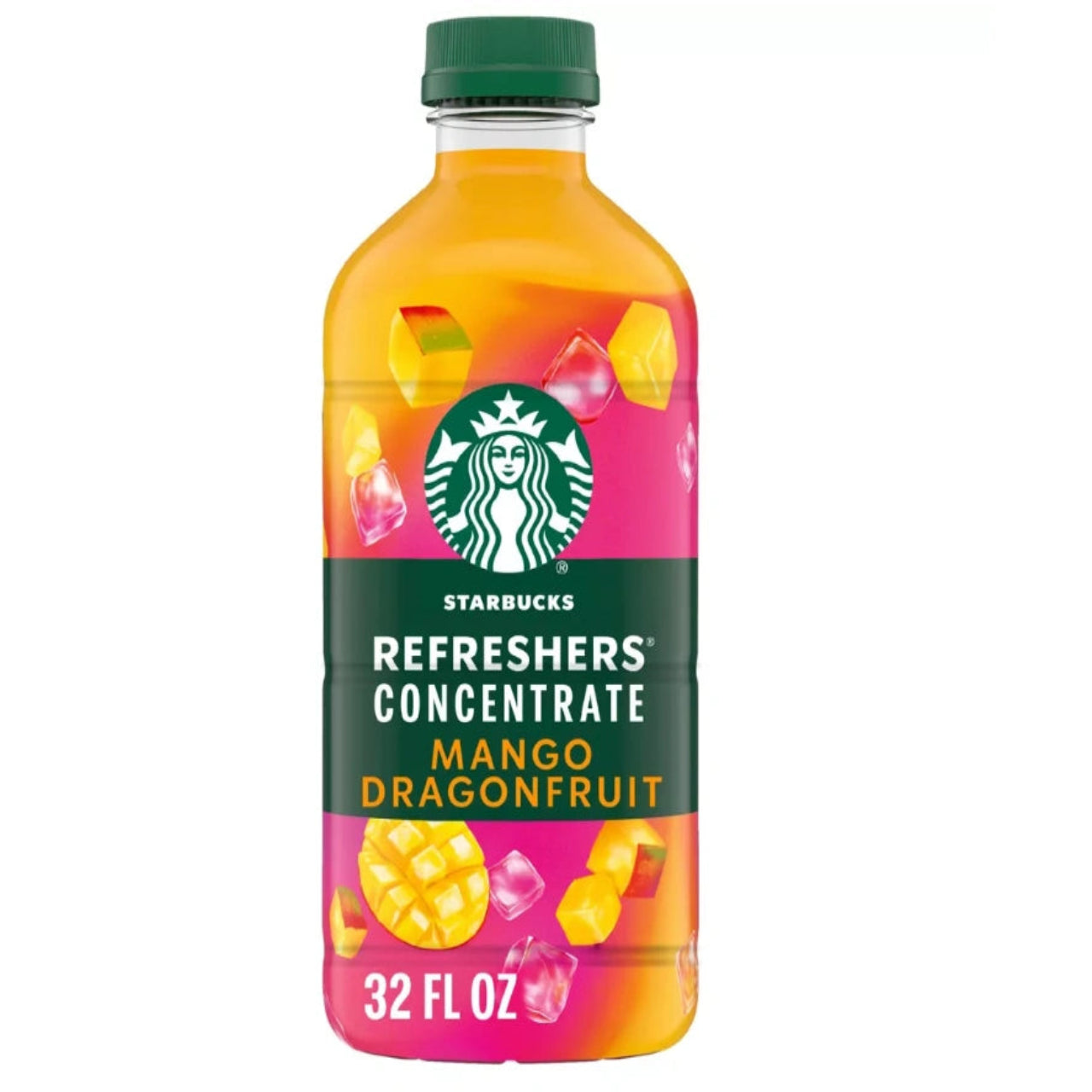 Starbucks Mango Dragonfruit Refreshers Concentrate FRESH – 32 fl oz