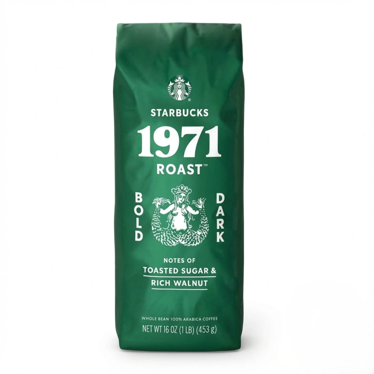 Starbucks 1971 Roast – Bold & Dark Whole Bean Coffee (1 lb)