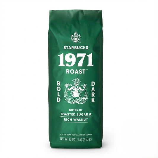 Starbucks 1971 Roast – Bold & Dark Whole Bean Coffee (1 lb)