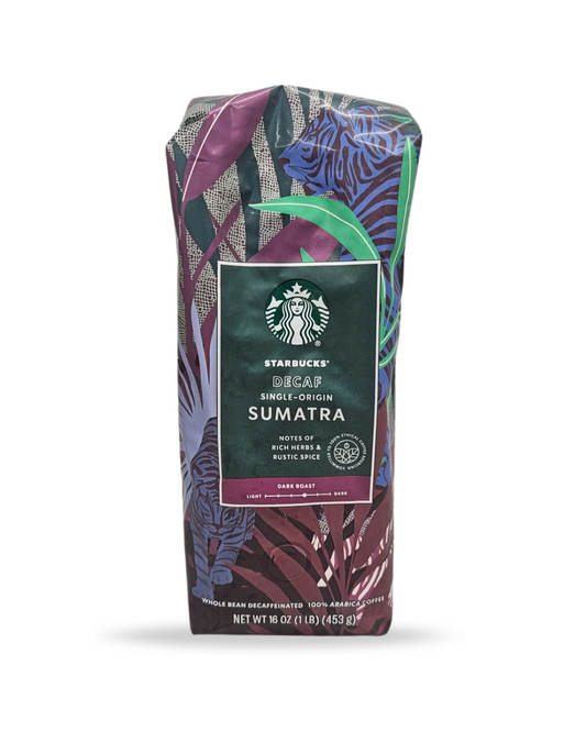 Starbucks Decaffeinated Sumatra 1LB Bag