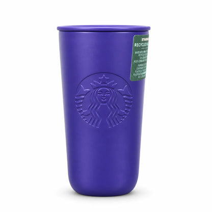 Starbucks 12 Oz Purple Recycled Tumbler