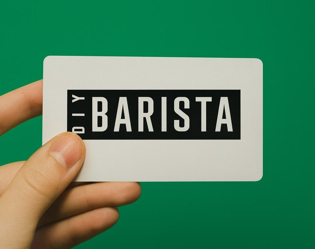 DIY Barista Gift Card