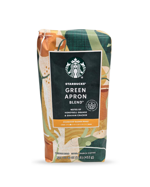 Starbucks Green Apron Whole Bean Coffee 1lb – Diy Barista