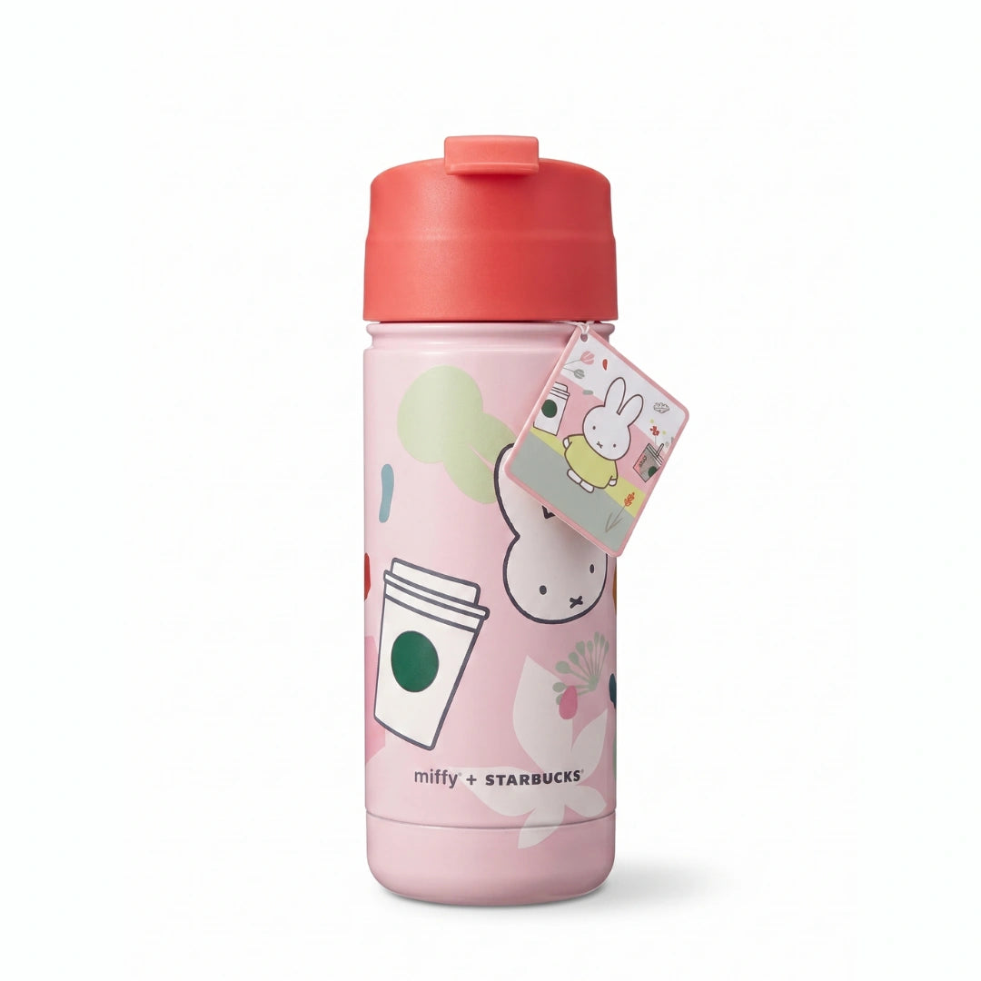 Starbucks Miffy Reusable Stainless Steel Bottle – Pink Edition