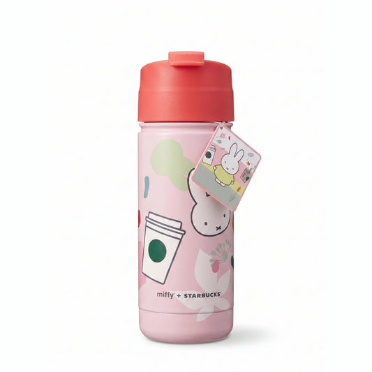 Starbucks Miffy Reusable Stainless Steel Bottle – Pink Edition