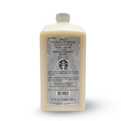 Starbucks White Chocolate Mocha Sauce FRESH