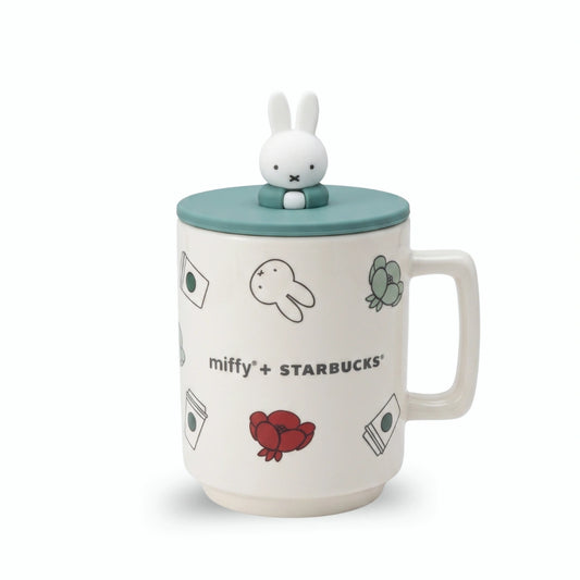 Starbucks x Miffy Ceramic Mug with Lid – Limited Edition