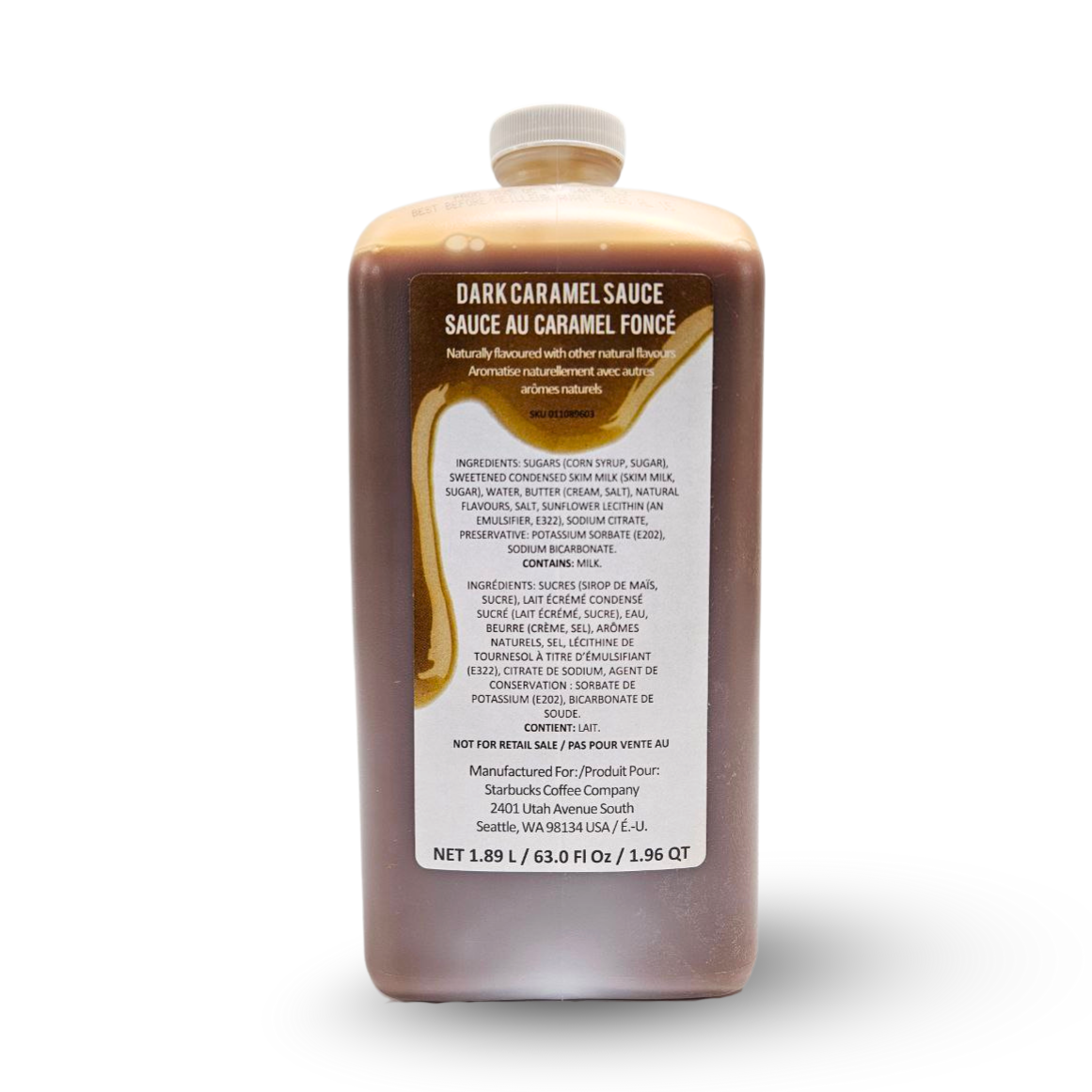 Starbucks Dark Caramel Sauce FRESH