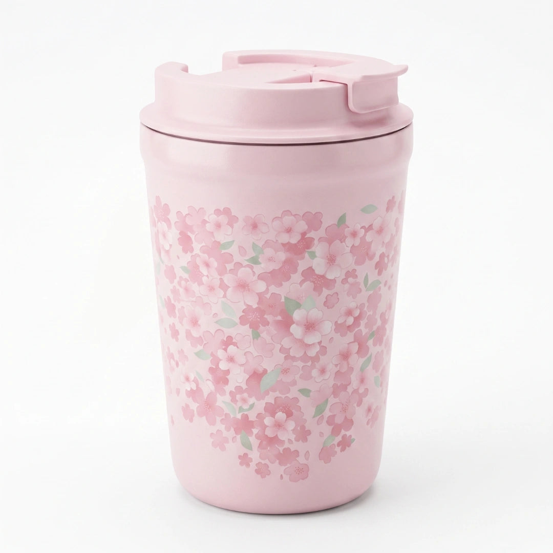 Starbucks 2026 Spring Collection Cherry Blossom Pink Stainless Tumbler – 12 oz