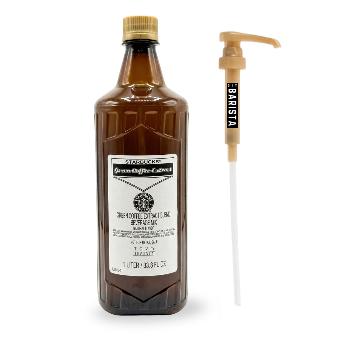 Starbucks Green Coffee Extract Syrup FRESH - 1 Liter