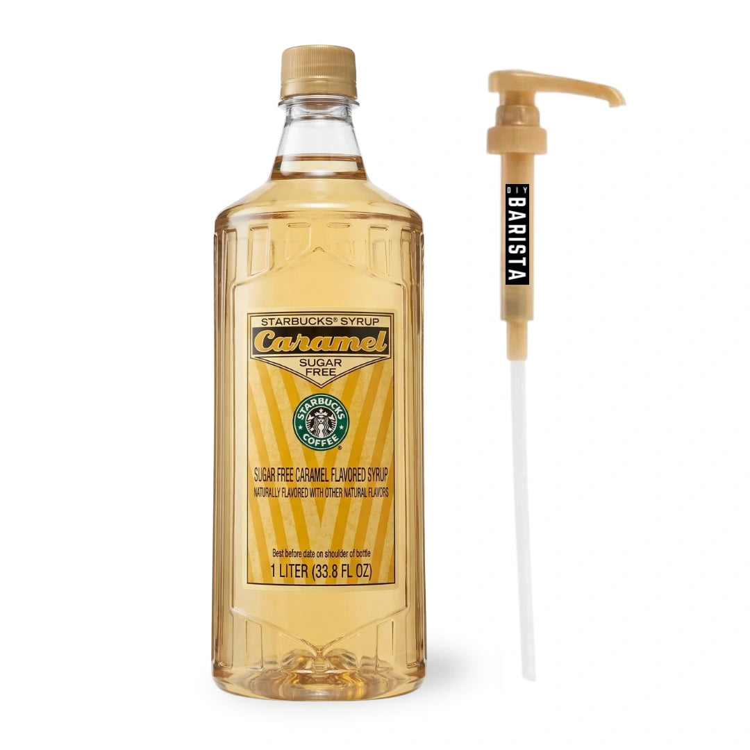 Starbucks Sugar-Free Caramel Syrup (1L) with Pump – BB MARCH 20