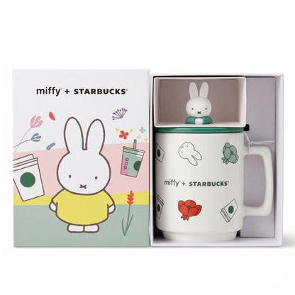 Starbucks x Miffy Ceramic Mug with Lid – Limited Edition