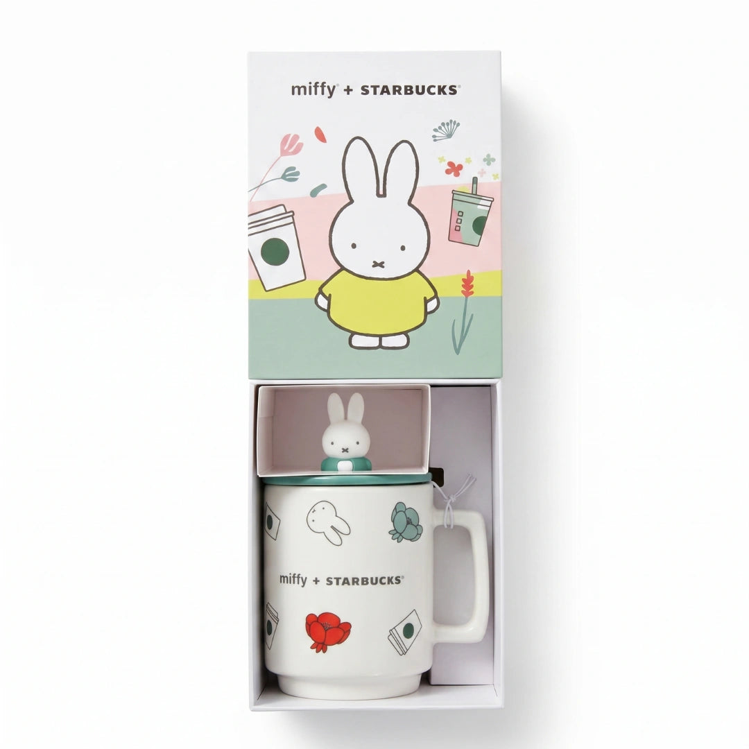 Starbucks x Miffy Ceramic Mug with Lid – Limited Edition