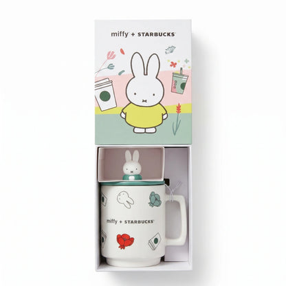 Starbucks x Miffy Ceramic Mug with Lid – Limited Edition