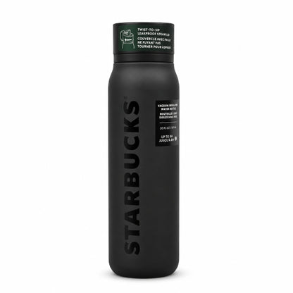 Starbucks Matte Black Insulated Water Bottle – 20 oz