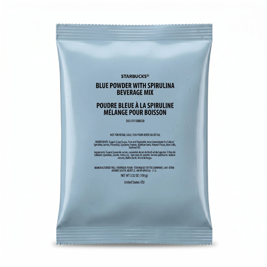 Starbucks Blue Spirulina Beverage Mix – Vibrant Blue Drink Powder