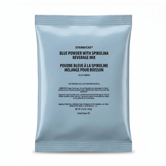 Starbucks Blue Spirulina Beverage Mix – Vibrant Blue Drink Powder