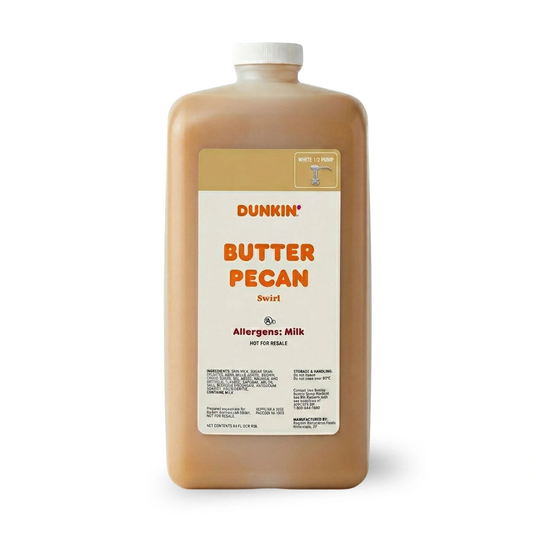 Dunkin’ Butter Pecan Swirl FRESH – 64 fl oz (Half Gallon)