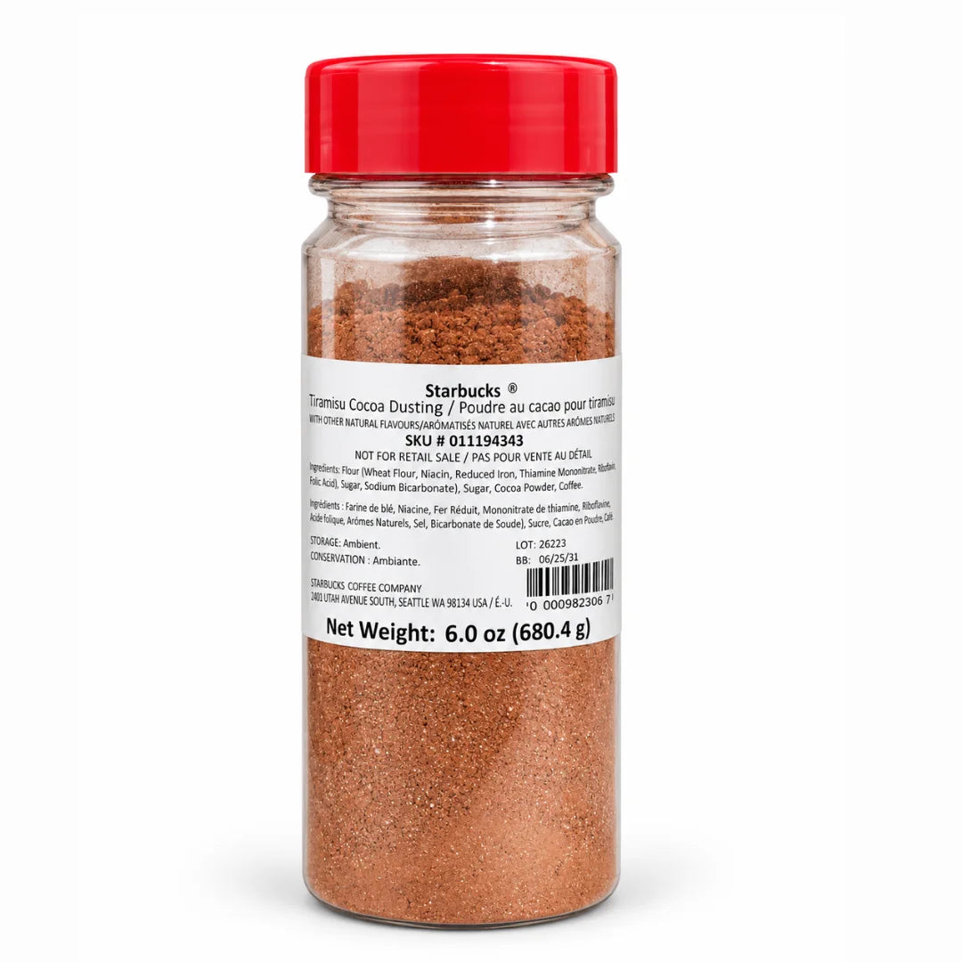 Starbucks Tiramisu Cocoa Dusting Topping – 24 oz
