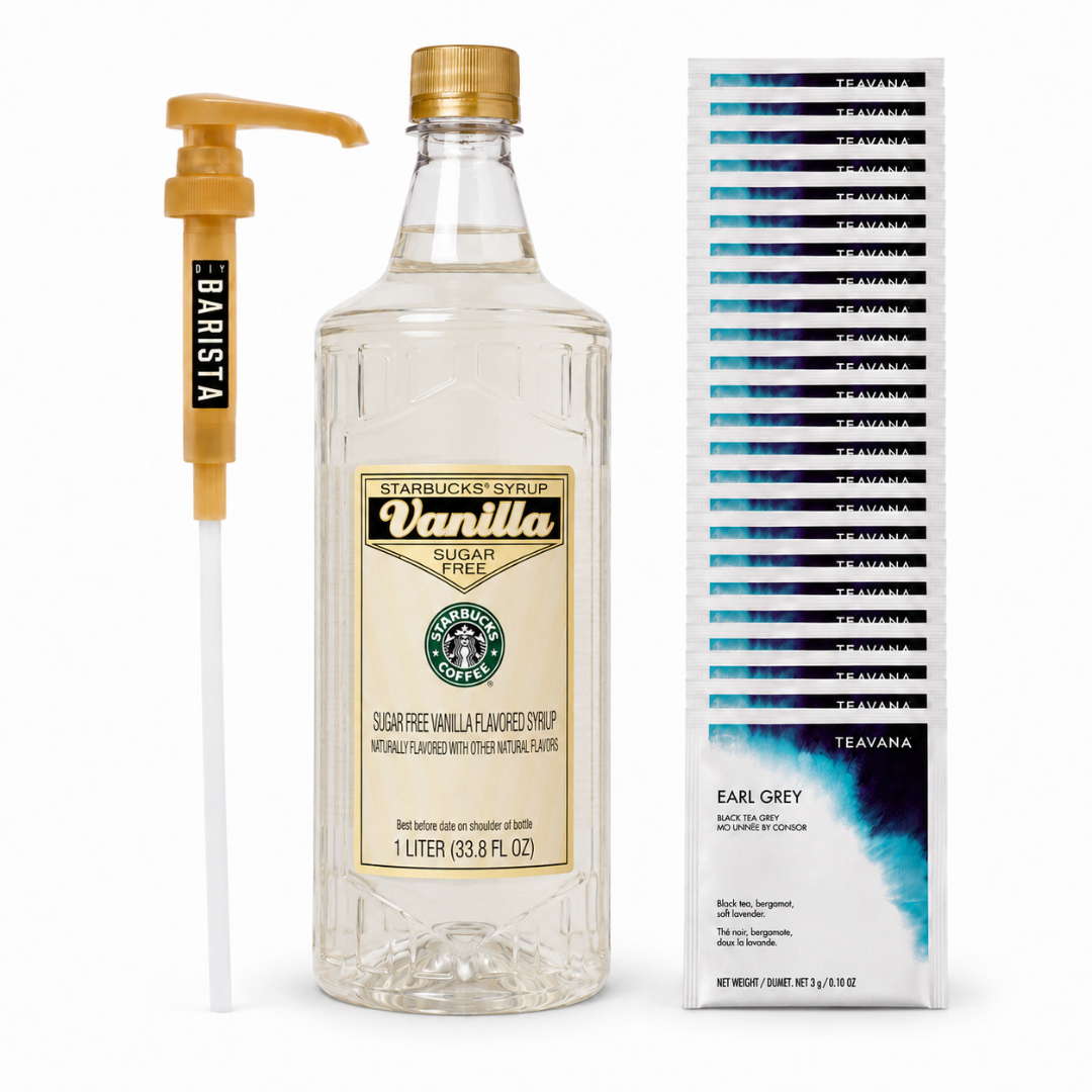 Sugar-Free London Fog Bundle – Starbucks Sugar Free Vanilla Syrup + Starbucks Earl Grey Tea