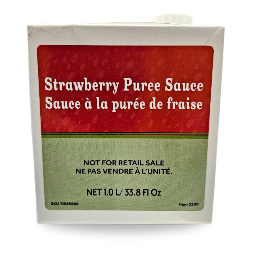 Strawberry Puree Sauce – 1L (33.8 fl oz)