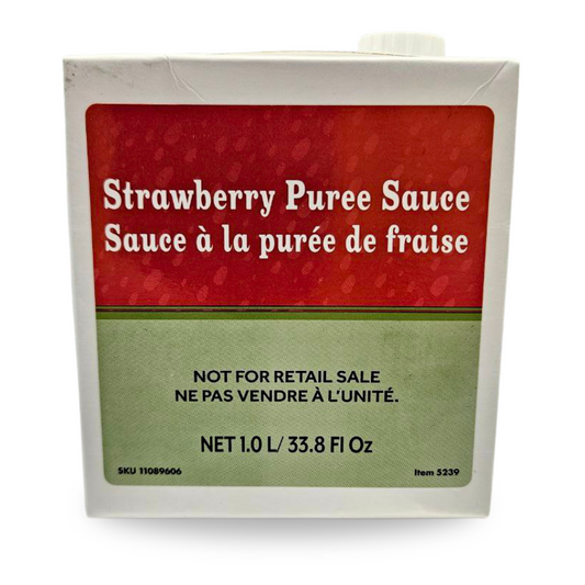 Strawberry Puree Sauce – 1L (33.8 fl oz)