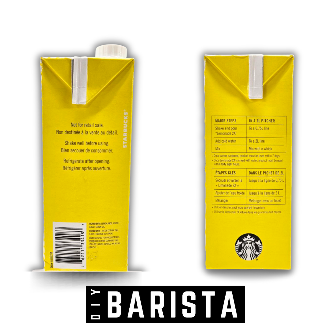 Starbucks Lemonade 2X Concentrate – 1.5L (50.7 fl oz)