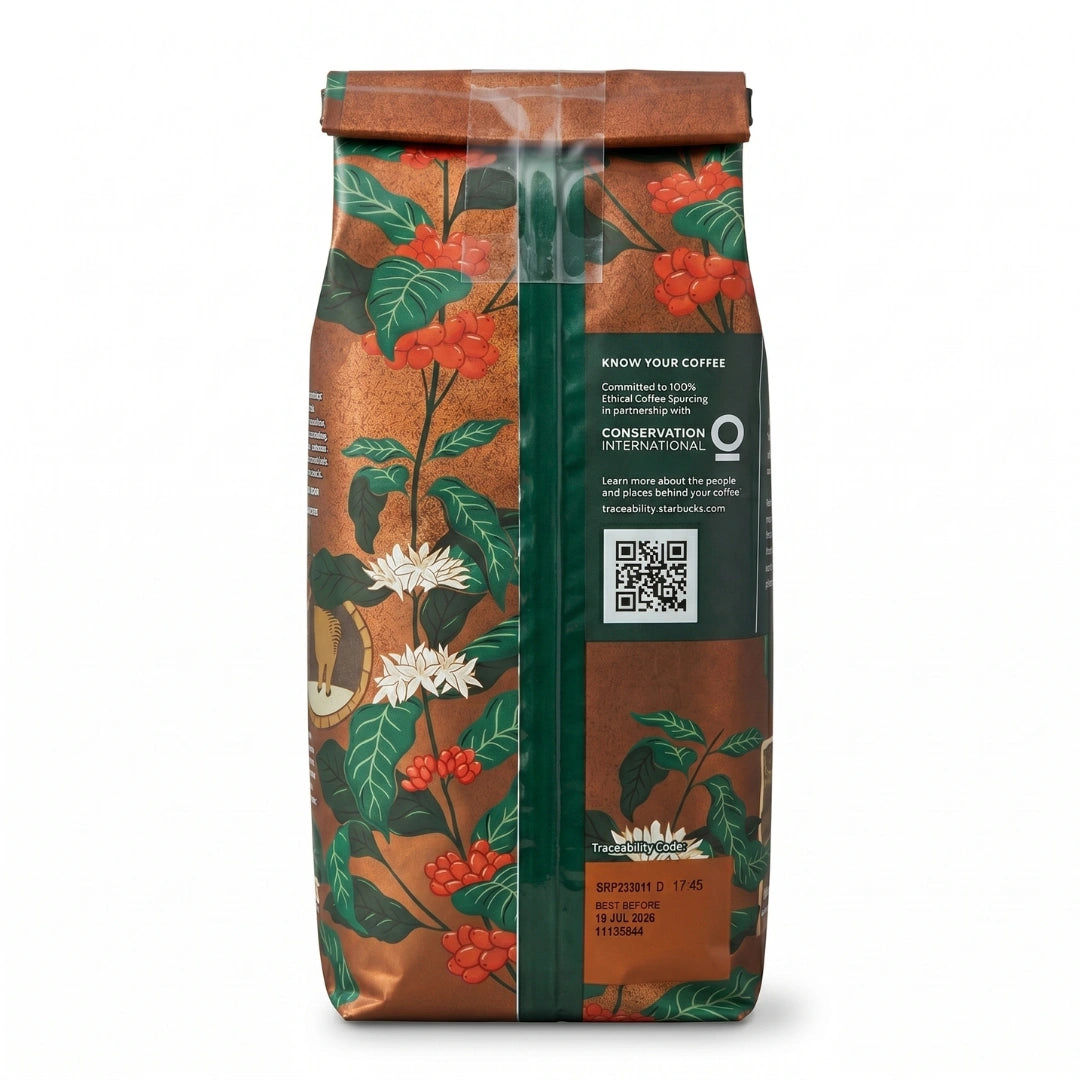 Starbucks Decaf Pike Place Roast Whole Bean Coffee – Medium Roast 16 oz (1 lb)