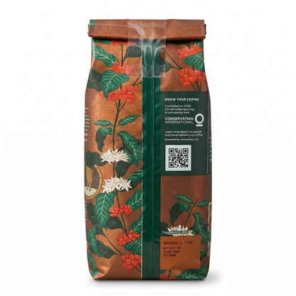 Starbucks Decaf Pike Place Roast Whole Bean Coffee – Medium Roast 16 oz (1 lb)