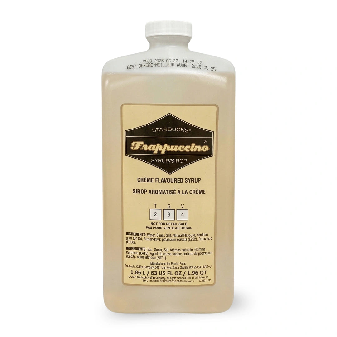 Starbucks Frappuccino Creme Base 1.86 L (63 fl oz / 1.96 qt)