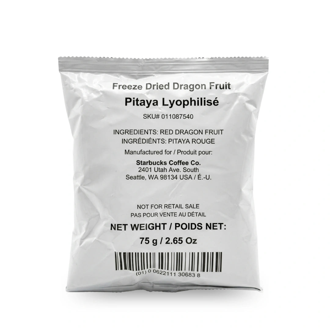 Starbucks Freeze Dried Dragon Fruit Pieces 75 g (2.65 oz)