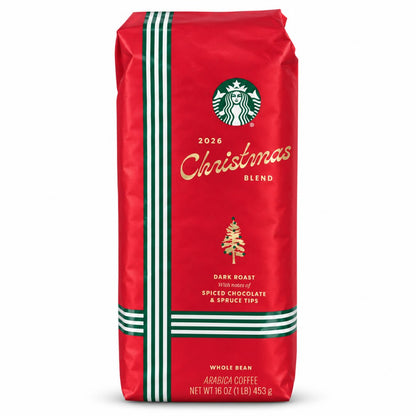 Starbucks Christmas Blend 2026 – Whole Bean Coffee (16 oz / 1 lb)