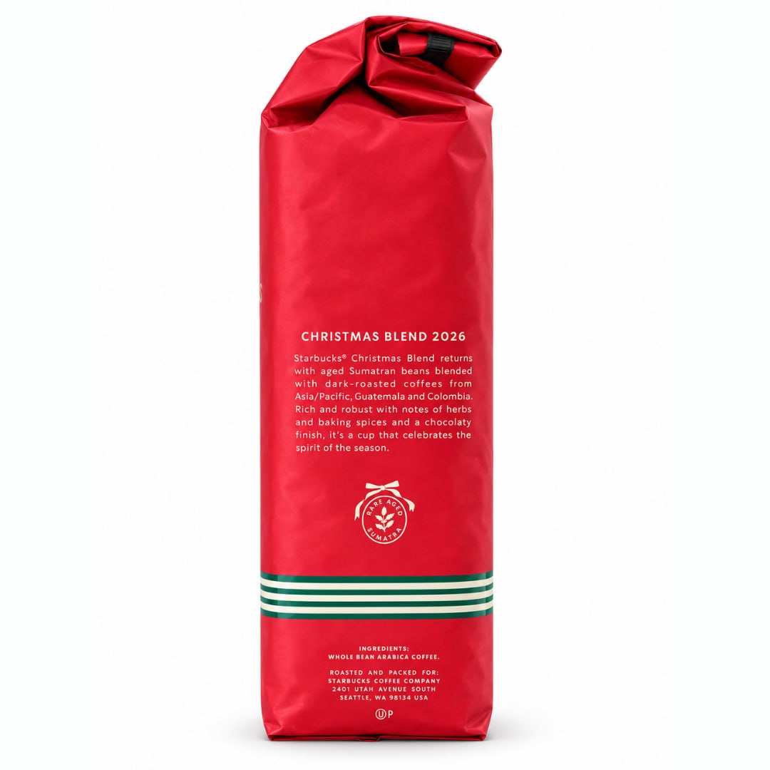 Starbucks Christmas Blend 2026 – Whole Bean Coffee (16 oz / 1 lb)