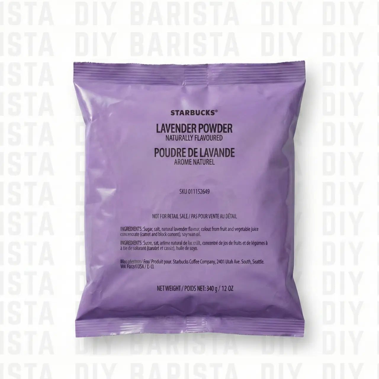 Starbucks Lavender Powder FRESH – 340g (12 oz) Naturally Flavored