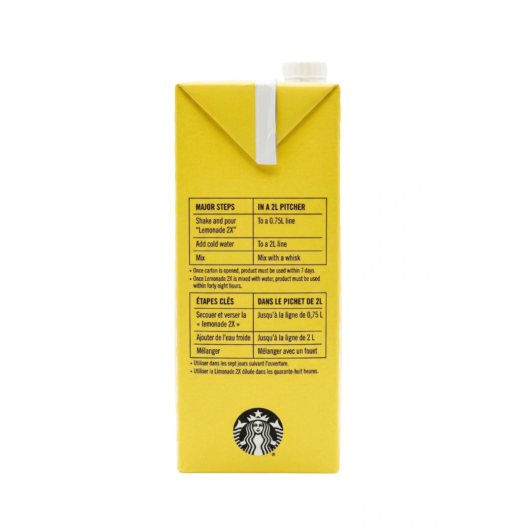 Starbucks Lemonade 2X Concentrate – 1.5L (50.7 fl oz)