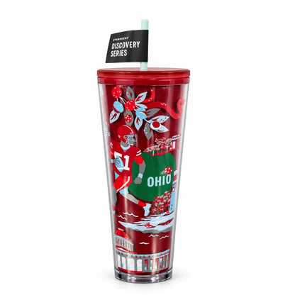 Starbucks Discovery Series Ohio Cold Cup with Straw – 24 oz