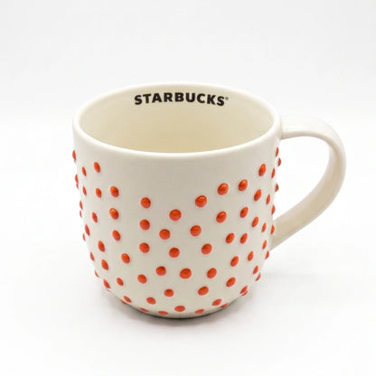 Starbucks Pumpkin Spice Latte Raised Dot Ceramic Mug – 12 oz