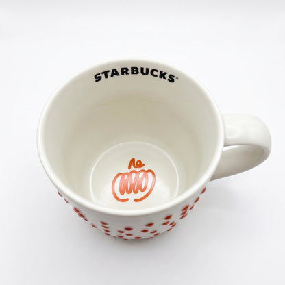 Starbucks Pumpkin Spice Latte Raised Dot Ceramic Mug – 12 oz