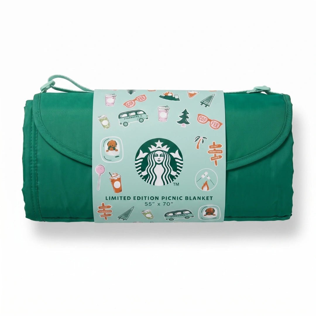 Starbucks Limited Edition Picnic Blanket with Carry Handle