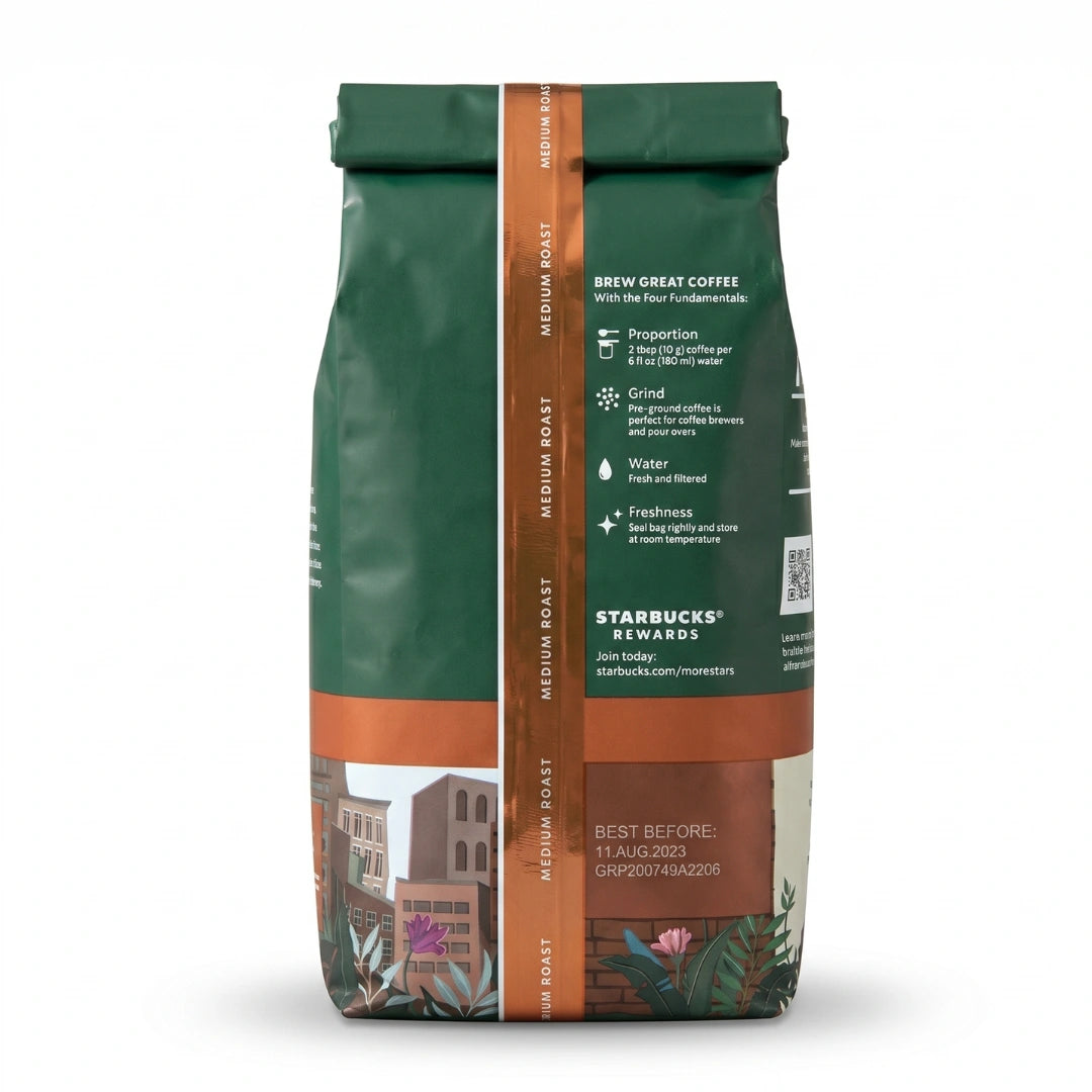 Starbucks Pike Place Roast Ground Coffee – Medium Roast 12 oz (340g)