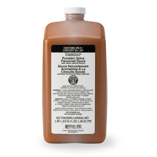 Starbucks Pumpkin Spice Sauce BB MAY 2026