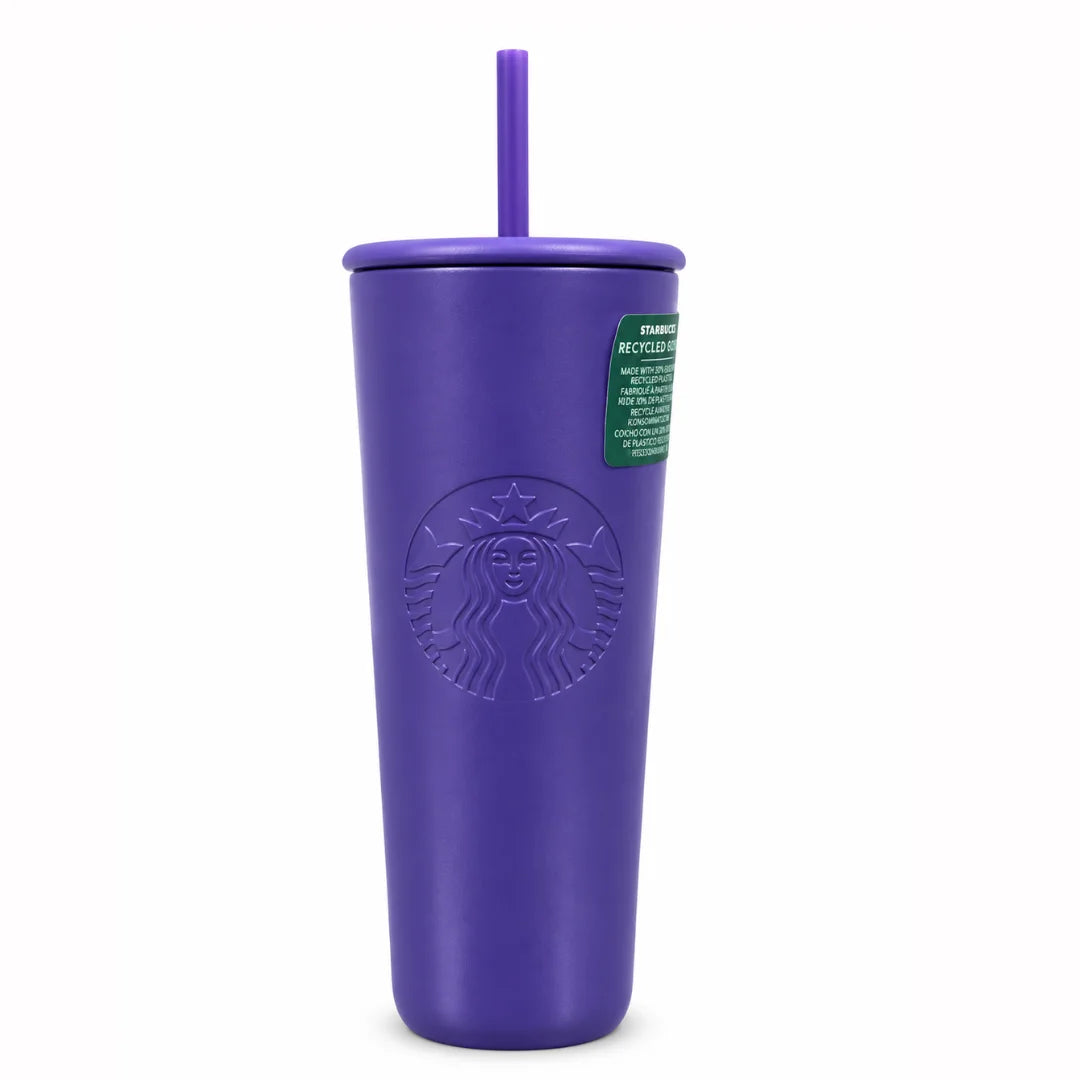 Starbucks 24 Oz Purple Recycled Plastic Cold Cup