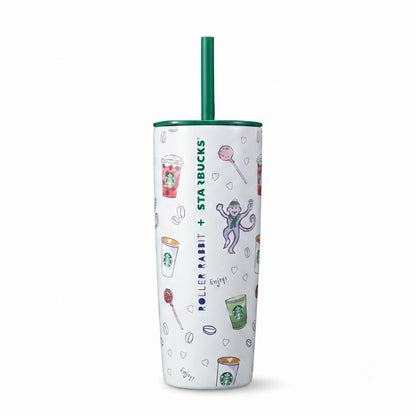 Roller Rabbit + Starbucks Coffeehouse Bonanza 24 Oz Tumbler