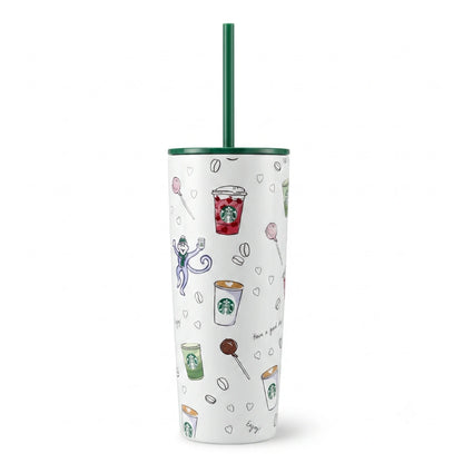 Roller Rabbit + Starbucks Coffeehouse Bonanza 24 Oz Tumbler