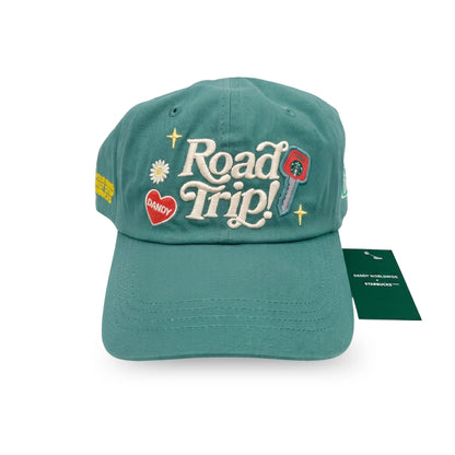 Starbucks × Dandy Worldwide Road Trip Embroidered Adjustable Cap – Green