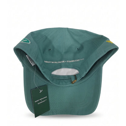 Starbucks × Dandy Worldwide Road Trip Embroidered Adjustable Cap – Green
